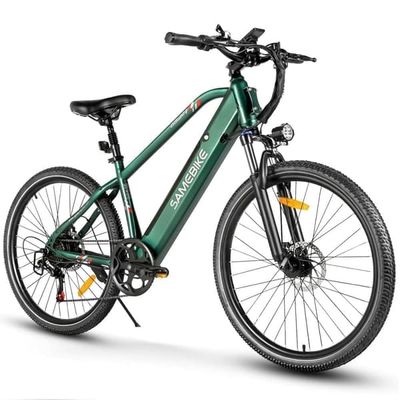 Elektrisk pendlercykel SAMEBIKE RS-A01 MEN, 27,5", Grøn
