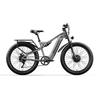 Shengmilo S600 48V 17.5AH batteri, 45 km/h, 75 km räckvidd, 1000W*2 motorer, 26*3.0 breda däck, dubbla motorer, elcykel för vuxna
