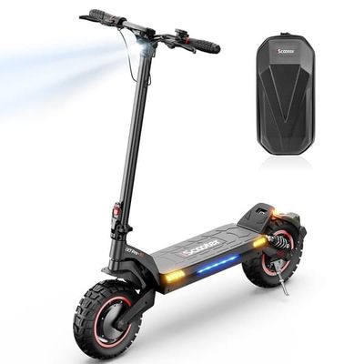 iScooter iX7 Pro 48V 17,5Ah 2*1000W Motor 10 tum däck 60 km/h Hastighet 60 km Maximal räckvidd Terräng Elscooter