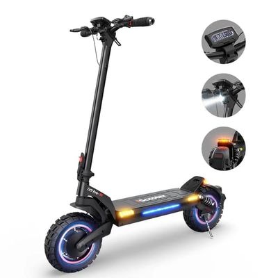 iScooter iX7 Pro 60 km/h Hastighet 60 km Max räckvidd 2*1000W Motor 48V 17,5Ah 10 tums däck Mountainbike Elscooter