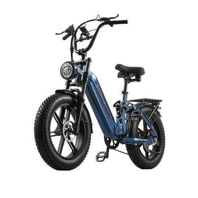 BURCHDA AZ20 Elektrisk 20AH-batteri, 1000W motor, 80 km räckvidd, 45 km/h, hydrauliska bromsar, SHIMANO 7-växlad