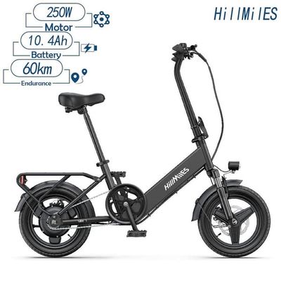 Elcykel - HillMiles Mile 1 36V 10.4AH Batteri-250W Motor -25Km/h Maxhastighet-60Km Räckvidd-Vikbar -Svart