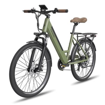 FAFREES F26 Pro 26 "City E-Bike 25 Km/h 250W Motor,36V 14.5Ah Inbäddat avtagbart batteri, Shimano 7 hastighetsväxlar, 26 tums däck