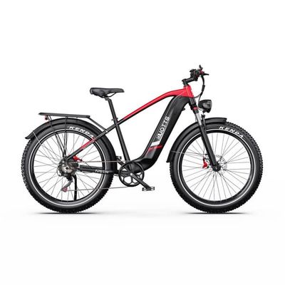 Elcykel DUOTTS F26 Lite, 26" feta däck, Svart