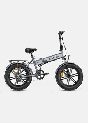 ENGWE EP-2 BOOST elcykel 48V 13Ah batteri, 250W motor, 20*4,0 tums däck, 120km räckvidd, 55Nm vridmoment elcykel - grå