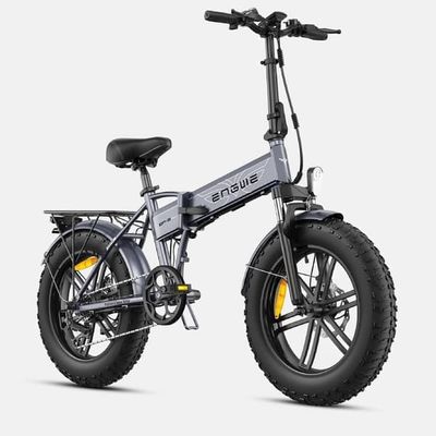 ENGWE EP-2 BOOST elcykel 48V 13Ah batteri, 250W motor, 55Nm vridmoment, 20*4,0 tums däck, 120km räckvidd elcykel - grå