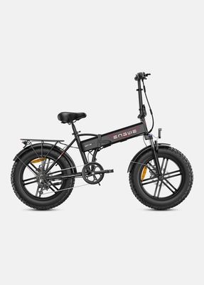 ENGWE EP-2 BOOST elcykel 48V 13Ah batteri, 250W motor, 20*4,0 tums däck, 120 km räckvidd, 55 Nm vridmoment E-Bike Black