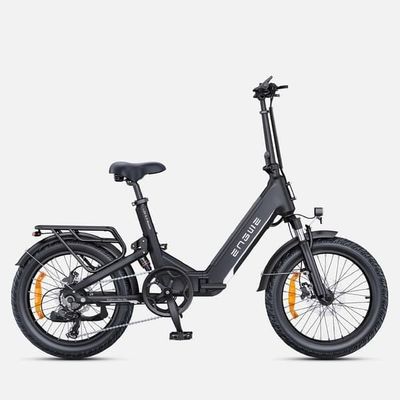 ENGWE L20 3.0 BOOST elcykel 250W motor, 48V 13,5Ah batteri, 20*3,0 tums däck, 135 km räckvidd, snabbladdande elcykel – svart