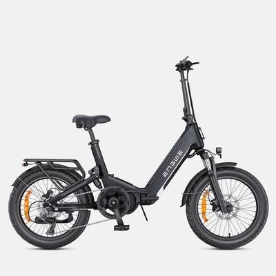 ENGWE L20 3.0 Pro Elcykel 250W 100Nm Mellanmotor, 48V 15Ah batteri, 160 km räckvidd, hydrauliska bromsar Elcykel - Svart