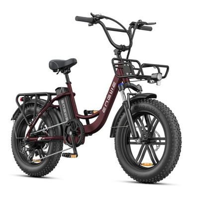 ENGWE L20 Boost Elcykel 250W 75Nm, 48V 13Ah Batteri, Upp till 126 km Räckvidd, 20×4,0" Däck för Stad & Äventyr