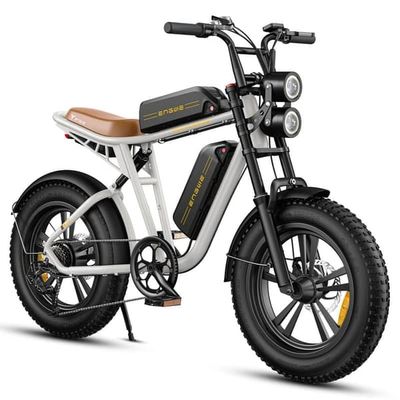 ENGWE M20 Elektrisk Cykel: 250W Borstlös Motor (55Nm), 48V 13Ah/26Ah Batteri (75KM Räckvidd), 20×4.0” Däck Och 25KM/H