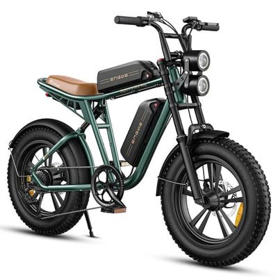 ENGWE M20 Elektrisk Cykel: 250W Borstlös Motor (55Nm), 48V 13Ah/26Ah Batteri (75KM Räckvidd), 20×4.0” Däck Och 25KM/H