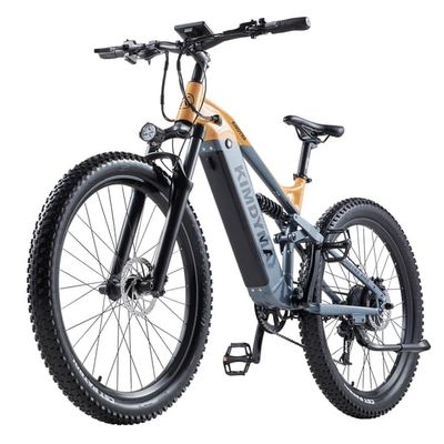 KIMDYMA K01 27,5'' heldämpad elcykel, 1000W Peak-motor, 20AH-batteri, 9 växlar, hydraulisk broms,45KM/H MAX