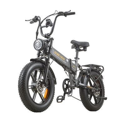 BURCHDA R7 Elcykel med dubbelmotor 2000W 48V20Ah fat däck 50 km/h hydraulisk broms 7-växlad elcykel