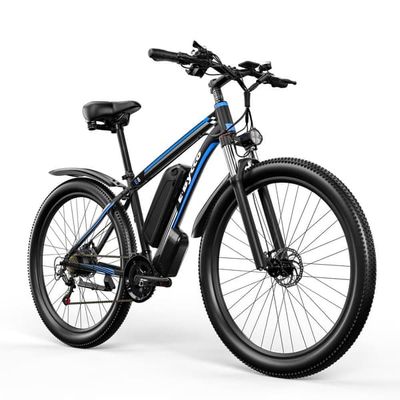 E·BYCCO E8 29-tums mountainbike med elcykel, 750W motor, 48V 17,5Ah batteri, Shimano, stads- och terrängcykel