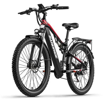 Randride YG90B 27,5" elcykel 1000W 48V17AH litiumbatteri hydrauliska bromsar med full fjädring terrängelcykel