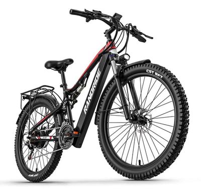 RANDRIDE YG90B Vuxenelcykel 1000W Motor E Mountainbike 48V17Ah Batterielektrisk cykel 27.5 Däck Elcykel