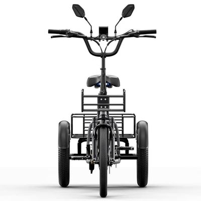 CYSUM AG1 Pro elektrisk trehjuling, trampassisterad trehjuling 16" lastcykel och generös 48V 20Ah-batteri