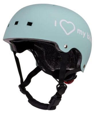 sun baby Cykelhjälm Barn, Storlek S (50-54 cm), barnhjälm med omkretsjustering, hakskydd, magnetstängning, ventilationsgaller (Mintgrön)