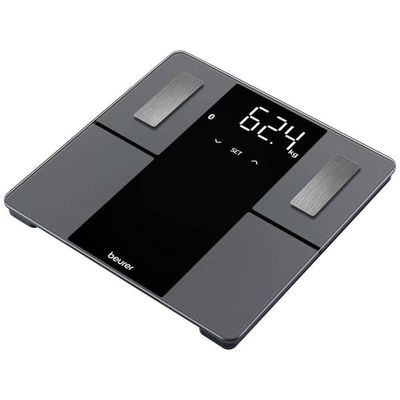 Beurer BF 500 Våg med kroppsanalays 76011 digital Vägningsområde=180 kg Svart Med Bluetooth