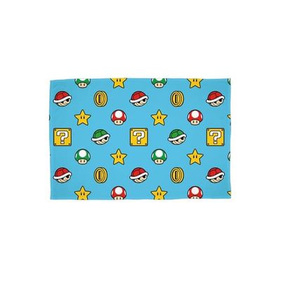 Super Mario Continue Rotary Fleece Blanket