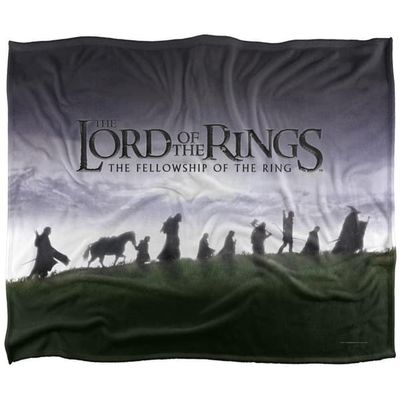 Lord Of The Rings Fellowship Silhouette Blanket