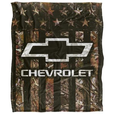 Chevrolet Camo Logo Blanket