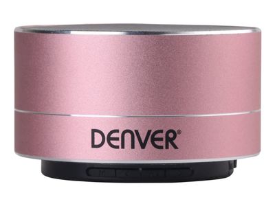 DENVER BTS-32 - Högtalare - för bärbar användning - trådlös - Bluetooth - 3 Watt - rosa