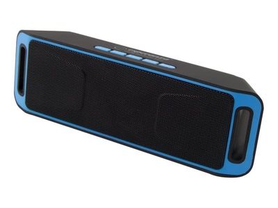 Esperanza FOLK - Høyttaler - for bærbar bruk - trådløs - Bluetooth - 6 watt - svart, blå