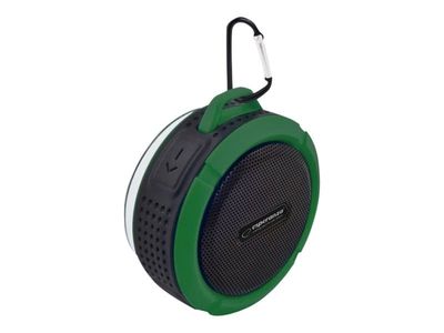 Esperanza COUNTRY - Høyttaler - for bærbar bruk - trådløs - Bluetooth - 3 watt - svart, grønn