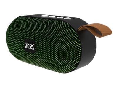 Sinox Lifestyle Sonitus Travel - Høyttaler - for bærbar bruk - trådløs - Bluetooth - 5 watt - grønn