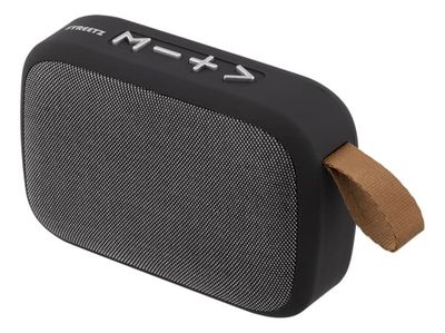 STREETZ Portable Bluetooth speaker, USB/TF/AUX/FM/handsfree, black