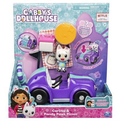 Gabby's Dollhouse - Carlita & Pandy Paws Picnic-lekesett