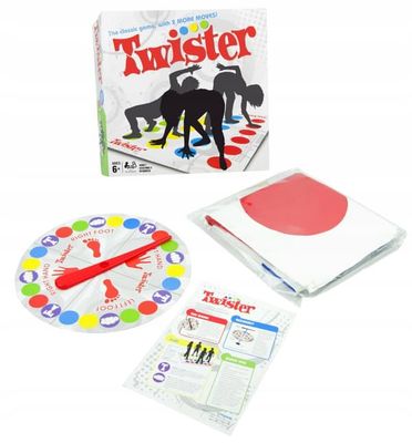 TWISTER SPEL FAMILJEFEST FÄRDIGHETSPEL RÖRELSEMATTA