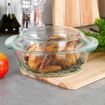 Ugnssäker ugnsfast glasform för bakning, långpanna, 2,75L