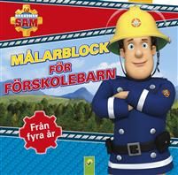 Brandman Sam. Målarblock för förskolebarn
