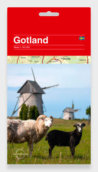 Gotland karta 1:100 000 Kartförlaget