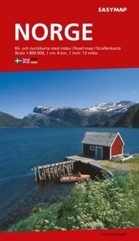 Norge EasyMap Kartförlaget 1:800 000