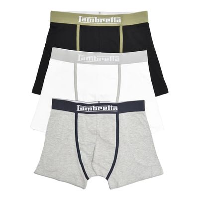 Lambretta Mens Classic Boxer Shorts (Pack of 3)