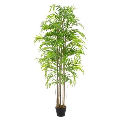 Kunstig bambus 180 cm kunstig plante med ægte træstamme ML-design