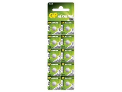 GP Batteries GP192F-2C10 Knappcellsbatteri LR 41 alkalisk-mangan 1,5 V 10 st