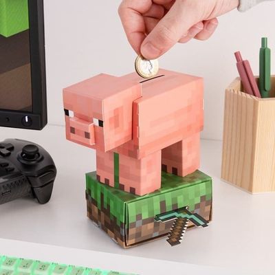 Paladone Minecraft Gris - bygg din egen sparebøsse