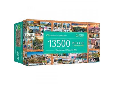 Trefl Puslespill 13500 stk. – En reise på tusen mil