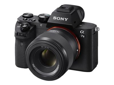 Sony SEL50F18F - Lins - 50 mm - f/1.8 FE - Sony E-mount - för Cinema Line; a VLOGCAM; a1; a1 II; a6700; a7 IV; a7 V; a7C; a7C II; a7CR; a7R V; a9 III