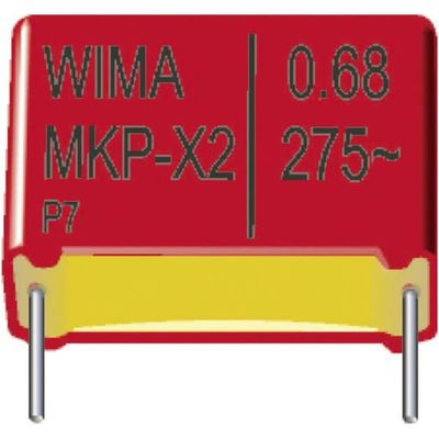 Wima MKP 4 4,7uF 10% 250V RM27,5 1 st MKP Foliekondensator Radialt hållmonterade 4.7 µF 250 V/DC 10 % 27.5 mm (L x B x