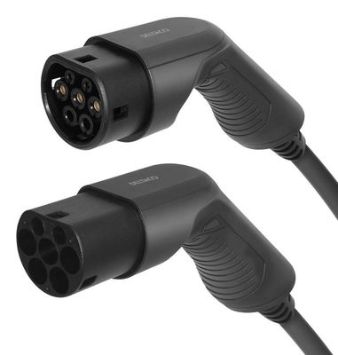 DELTACO e-Charge ladekabel for elbil type 2-kontakt - 16A - 11 kW - 5 meter