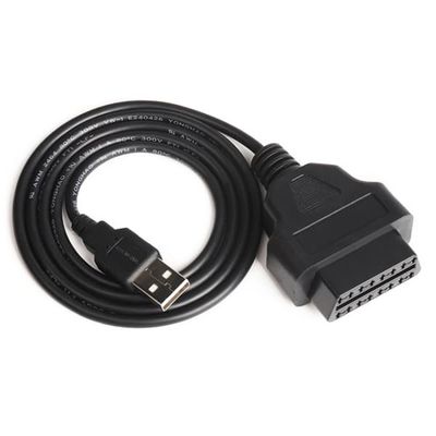 OBD2 hunn til USB-kabel - 1 meter diagnostisk adapterkabel
