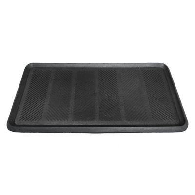 40 x 80 cm - Gummimatta för stövlar - Svart