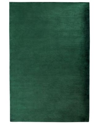Teppe Grønn Viskose 200 x 300 cm Lav luv Moderne Skandinavisk Tekstiler Gulvteppe Dekorasjon Soverom Stue