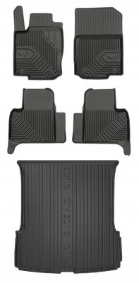 SET 77 Golvmattor och matta Mercedes-Benz GLS X166 2015-2019 7 säten med